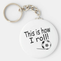 Éste es cómo ruedo fútbol llaveros personalizados
