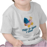 Éste es cómo ruedo la camiseta del bebé