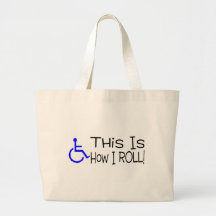 Éste es cómo ruedo la silla de ruedas bolsas lienzo