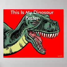 Éste es mi poster del dinosaurio