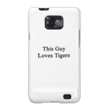 Este individuo ama tigres samsung galaxy SII funda