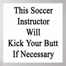 Este instructor del fútbol golpeará su extremo con poster
