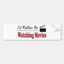 Esté mirando bastante películas etiqueta de parachoque