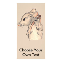 Este pequeño ratón tarjeta fotografica personalizada