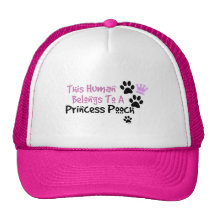Este ser humano pertenece a una princesa Pooch Gorros Bordados