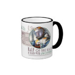 Este vidrio es semilleno de la taza de la atmósfer