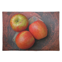 Estera de lugar de las manzanas del mercado de los mantel