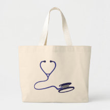 Estetoscopio azul bolsa