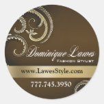 "Estilista elegante elegante con clase de la moda  Pegatinas
