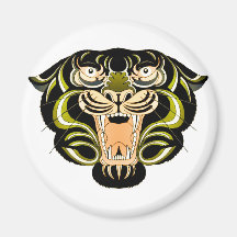 Estilo 1 del tigre imán de frigorífico