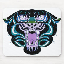 Estilo 2 del tigre tapetes de ratones