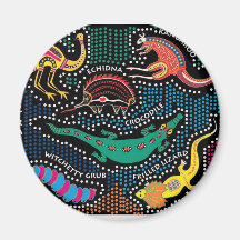 Estilo aborigen imanes  