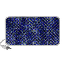 Estilo azul del vitral del diamante altavoces