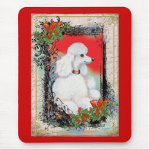 Estilo blanco Mousepad del vintage del navidad del Tapetes De Ratones