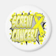 Estilo cómico del cáncer del sarcoma de Ewing del  Imán De Frigorífico