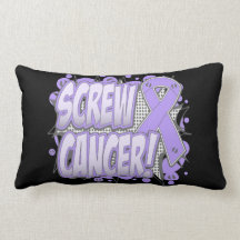 Estilo cómico del cáncer del tornillo cojin