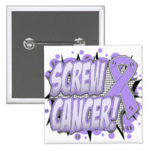 Estilo cómico del cáncer del tornillo pin