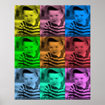 Estilo de Andy Warhol de la impresión de Ryan Poster
