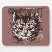 Estilo de Carnivale del gato de Cheshire Tapetes De Ratones