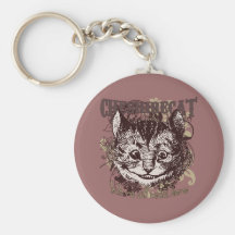 Estilo de Carnivale del gato de Cheshire Llaveros