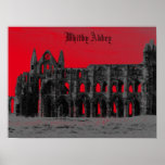 Estilo de Goth de la abadía de Whitby Poster
