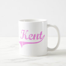 Estilo de la obra clásica del apellido de Kent Tazas De Café
