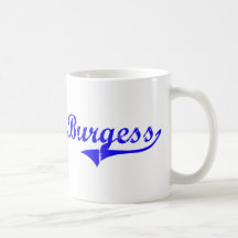 Estilo de la obra clásica del apellido del ciudada taza de café