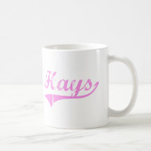 Estilo de la obra clásica del apellido del heno tazas