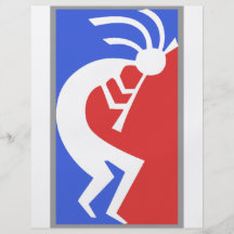 ¡Estilo de la original de Kokopelli! Tarjeton