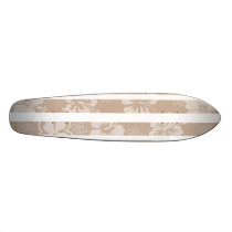 Estilo de la resaca de Woodtone del hibisco del vi patineta