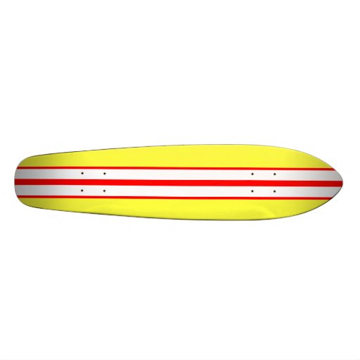 Estilo de la resaca del amarillo del vintage del K Tablas De Patinar