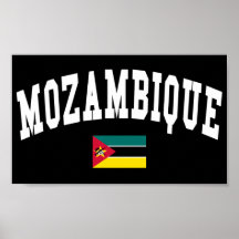 Estilo de la universidad de Mozambique Poster