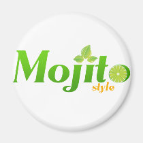 Estilo de Mojito imanes