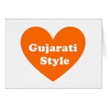 Estilo del Gujarati Felicitación