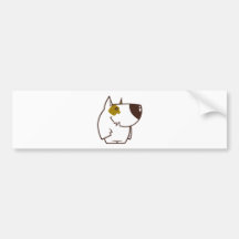 Estilo del perrito etiqueta de parachoque
