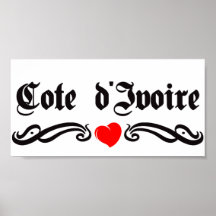 Estilo del tatuaje de Djibouti Posters