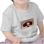 Estilo del Victorian de la bandera de la magdalena Camisetas