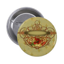 Estilo del Victorian de la flor de lis de las amap botones