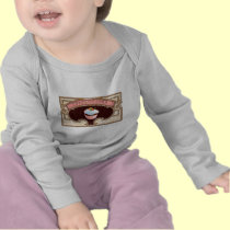 Estilo del vintage de los dulces de la magdalena camisetas