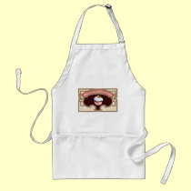 Estilo del vintage de los dulces de la magdalena delantales
