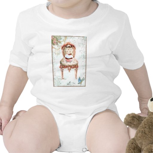 Estilo francés del Victorian de la magdalena Camisetas