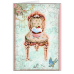 Estilo francés del Victorian de la magdalena Tarjetas