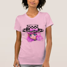 Estilo gótico punky de Manga Lolita Harajuku del c Camiseta
