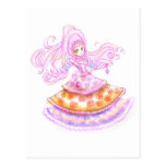 Estilo japonés gótico dulce Harajuku Manga de Loli Tarjeta Postal