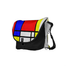 Estilo Neo-plasticism 3 de Mondrian Bolsa Messenger