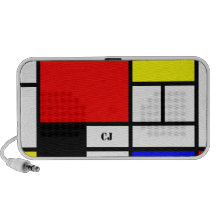 Estilo Neo-plasticism de Mondrian Mini Altavoz