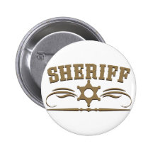 Estilo occidental del sheriff pin