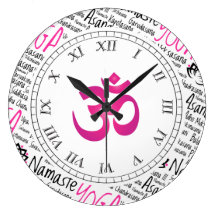 Estilo rosado Clockface de PositionsHot OM de la y Relojes De Pared