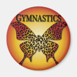 Estilos lindos de la gimnasia iman de nevera