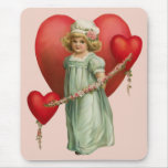 Estimado Heart Girl Alfombrillas De Raton